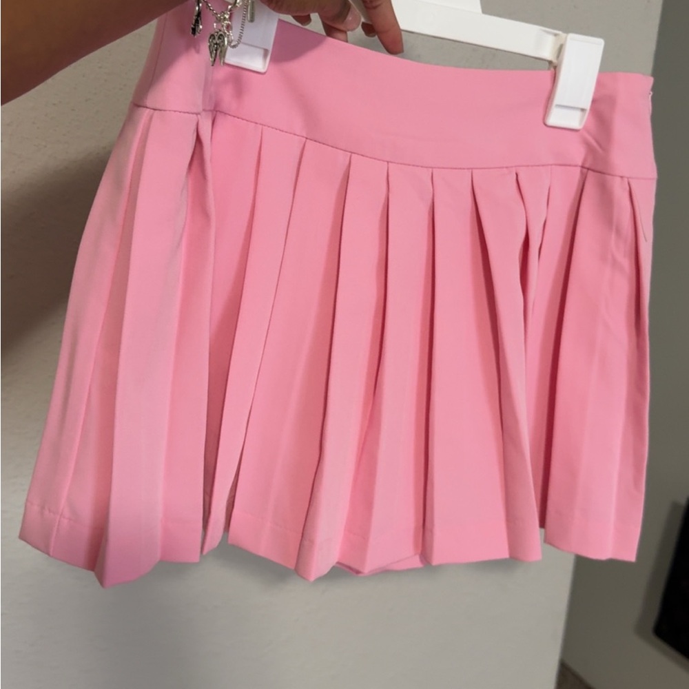Love Tree Pink Skater Skirt